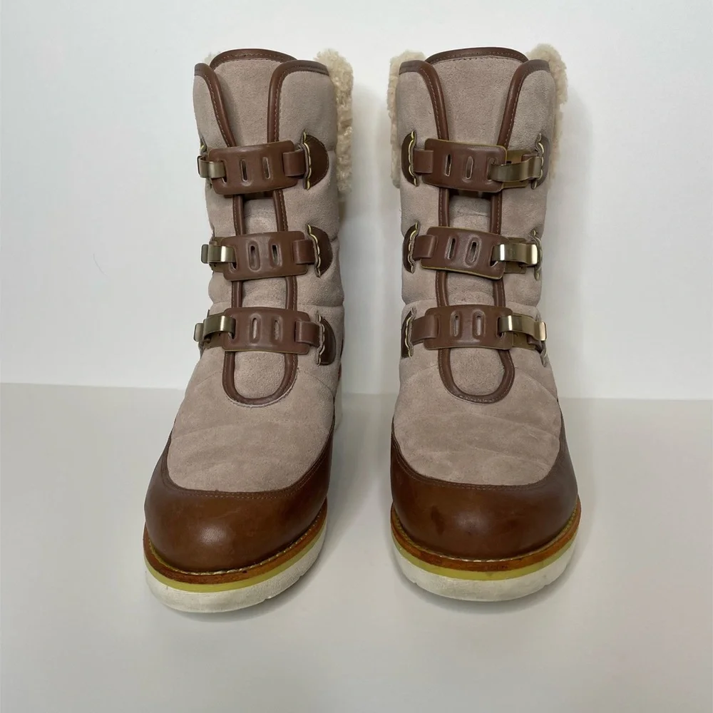 COLE‎ HAAN | Women’s Lania Water Proof Wedge Nike Air Brown Boot - 7.5 $189